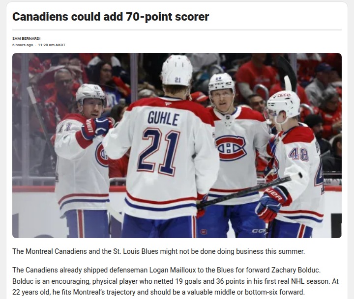 Could Kyrou Be Habs’ Missing Piece?
