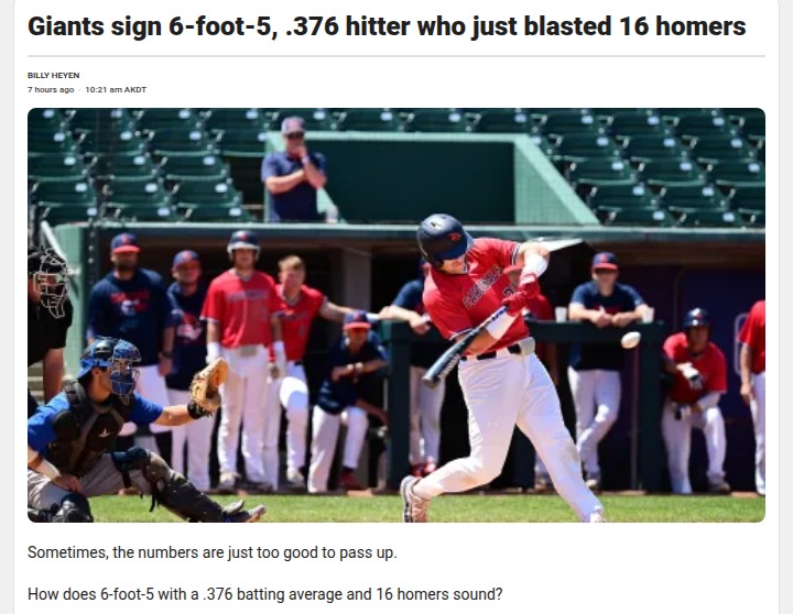 Giants Take a Big Swing on Jatczak