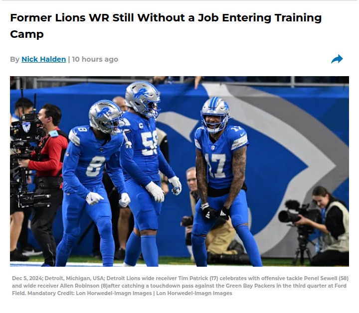 Is Allen Robinson’s NFL Run Over?