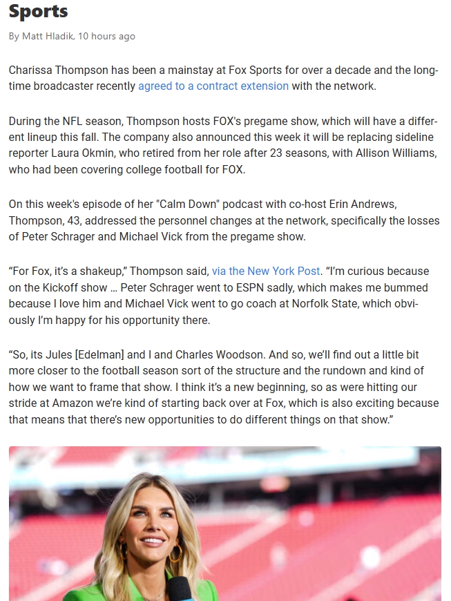 Charissa Spills on Fox Sports Shakeup! 🌀