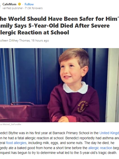 Tragic Allergy Loss Sparks School Safety Call