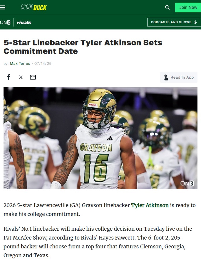 Tyler Atkinson’s Big Decision Looms