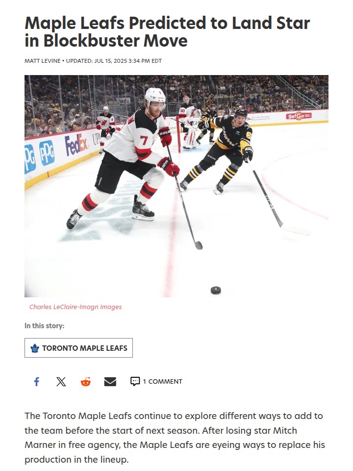 Dougie Hamilton to the Leafs? Let’s Talk!