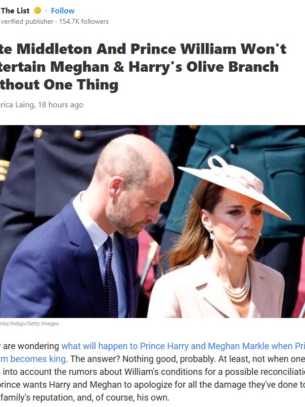 William Demands Apology Before Truce 👑