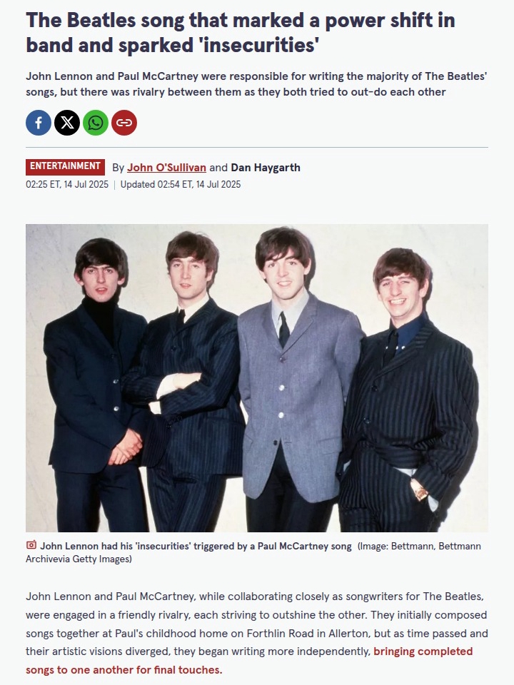 Did 'Yesterday' Make John Jealous? 🎸