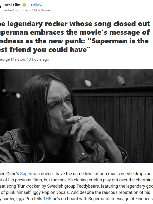 Iggy Pop Calls Kindness the New Punk 🦸‍♂️