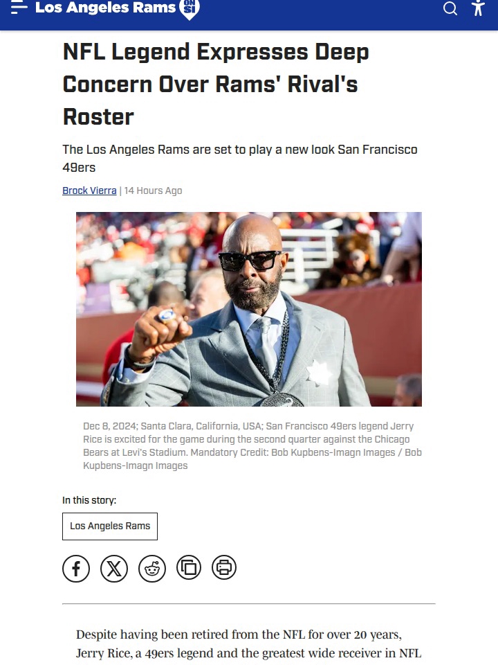 Jerry Rice Weighs In: Niners’ Roster Shake-Up