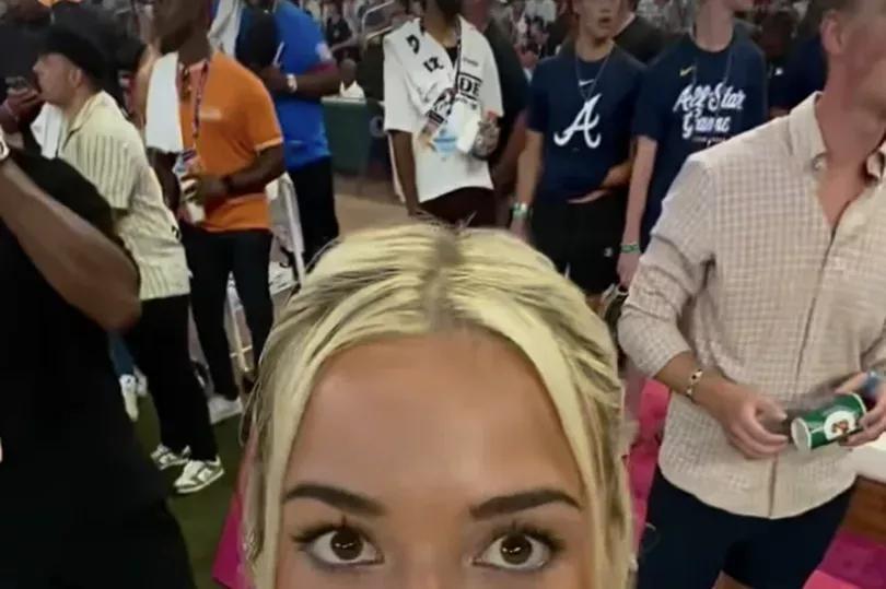 Olivia Dunne’s Shocked Reaction at HR Derby 🤯