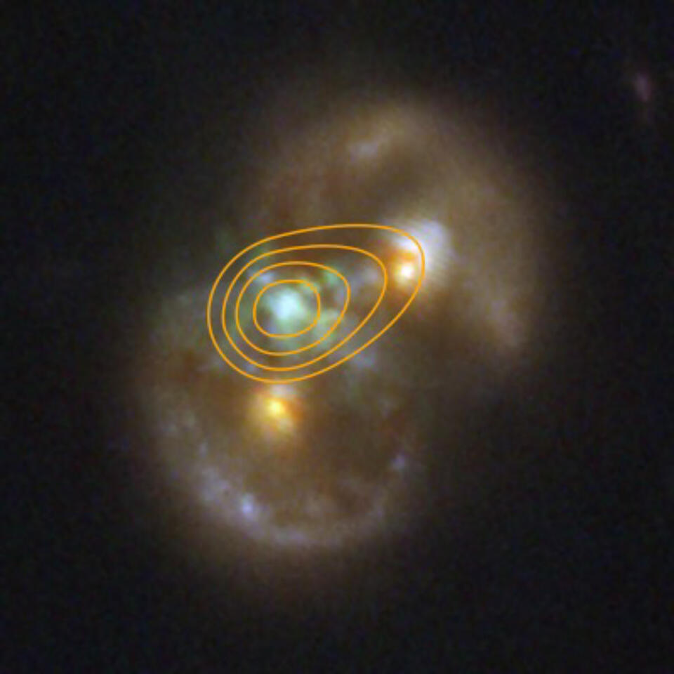 Black Hole Born in a Cosmic Collision?!
