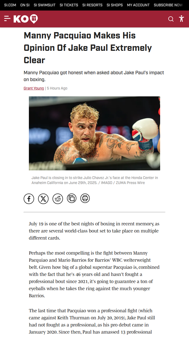 PacMan Gives Jake Paul His Respect