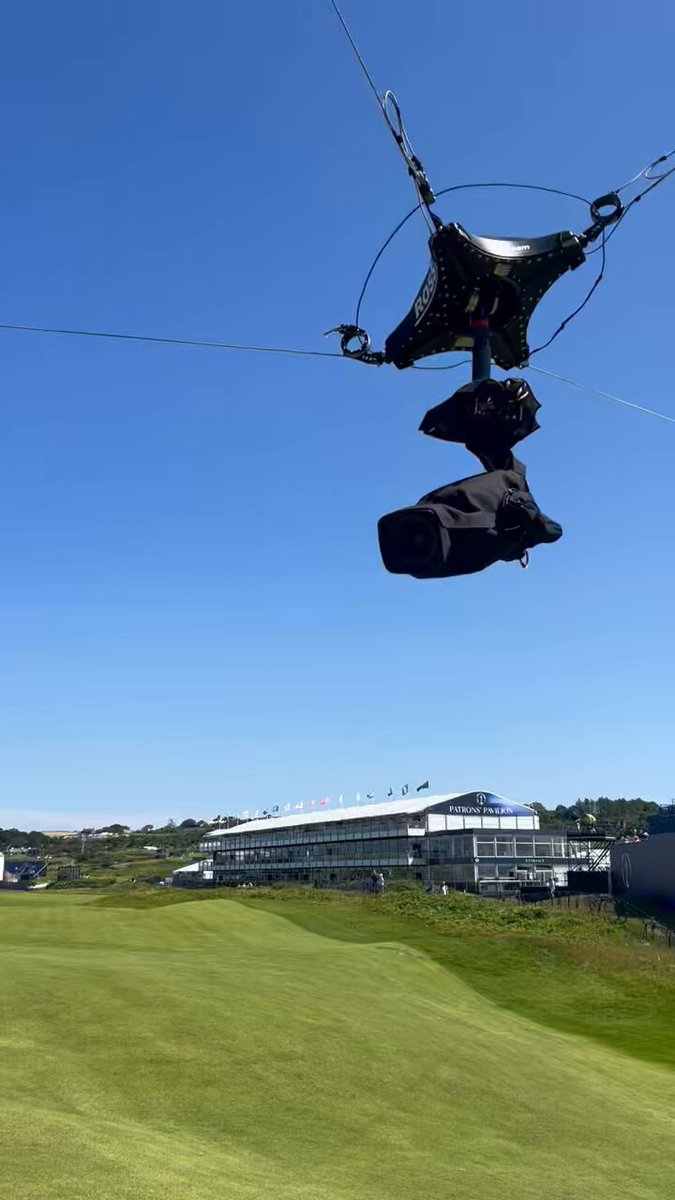Spidercam Debuts at The Open: Game Changer?