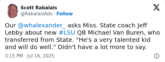 Van Buren’s SEC Splash: Hype or Hope?