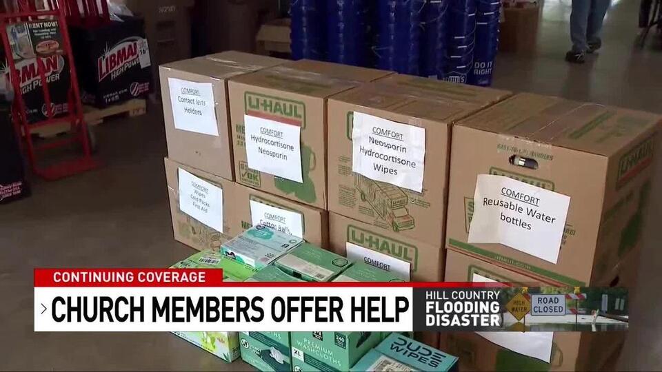 Volunteers Road-Trip to Help Texas Flood Victims