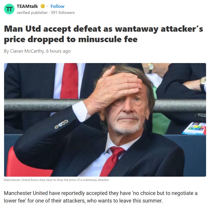Sancho Saga: Juve Lowballing the Red Devils?