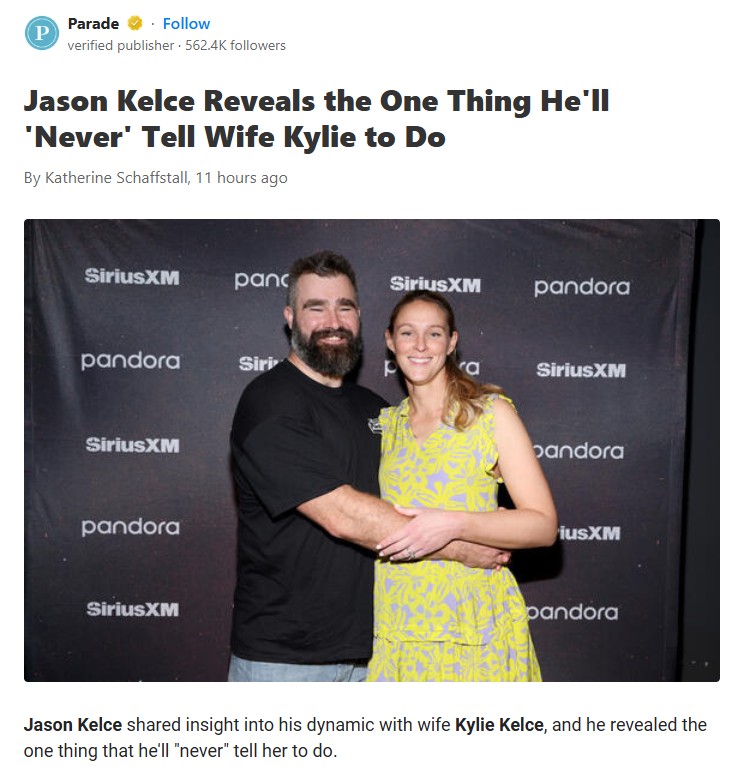 Jason Kelce Says He Needs to Be Nagged