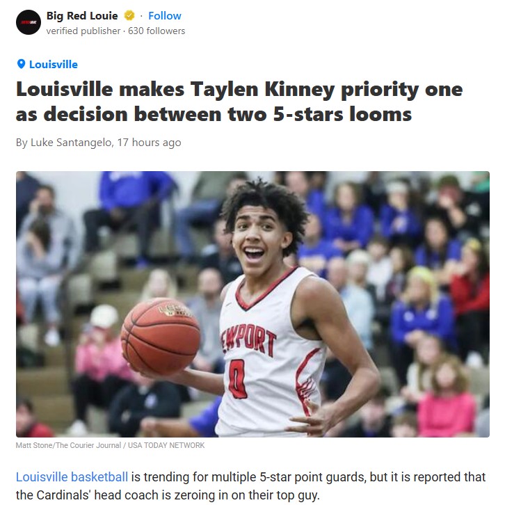 Cards All-In on Taylen Kinney?