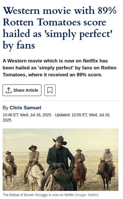 Buster Scruggs: Coens’ Best Western Yet? 🤠
