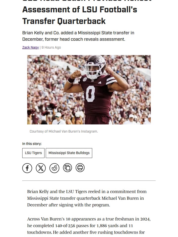 Van Buren’s SEC Splash: Hype or Hope?
