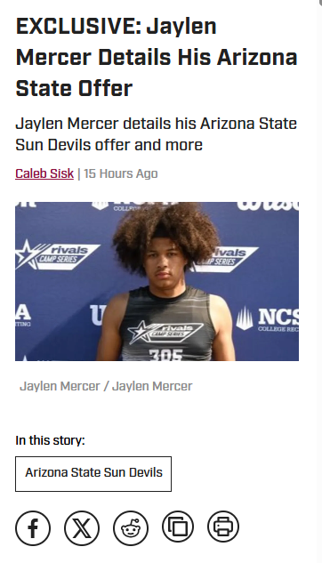 Mercer Eyes Sun Devils: ASU in the Mix?