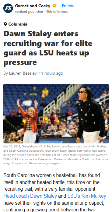 Staley vs. Mulkey: Recruiting Showdown Heats Up
