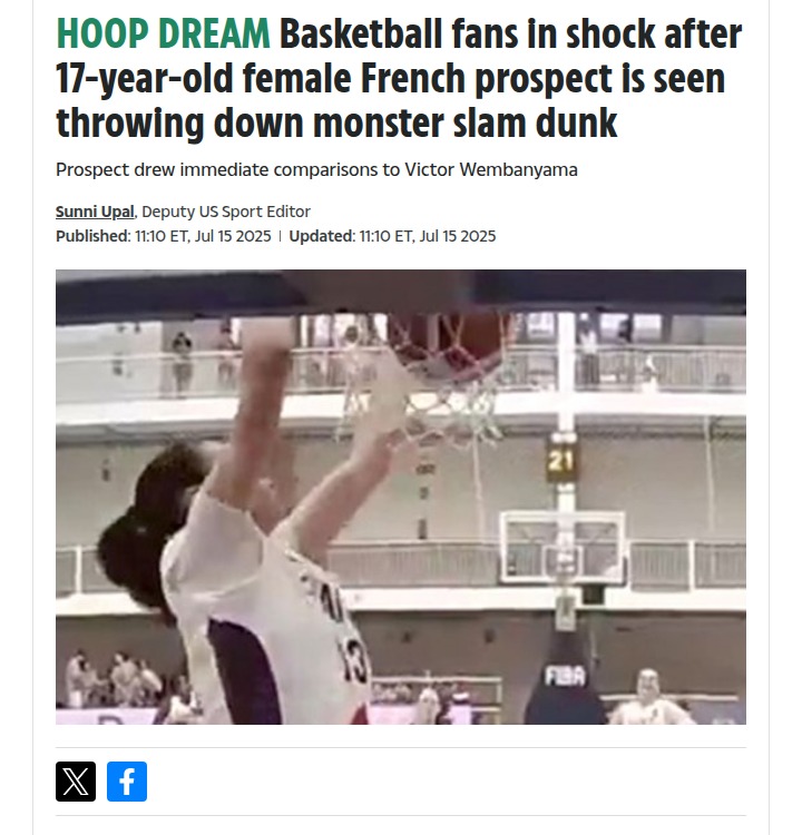 French Phenom Throws Down Epic Dunk!