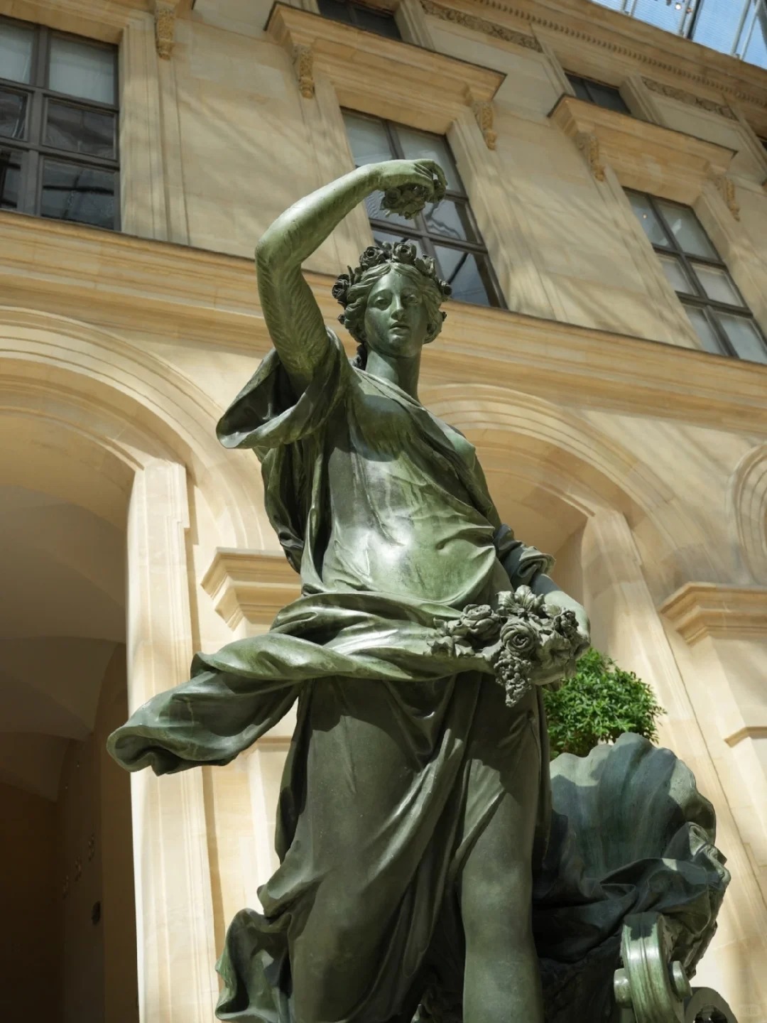 Can you see the gods when you look up at the Louvre?