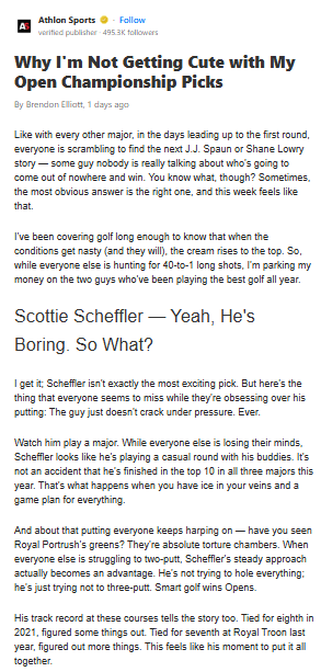 Scheffler vs. Rory: Who Handles Portrush Pressure?