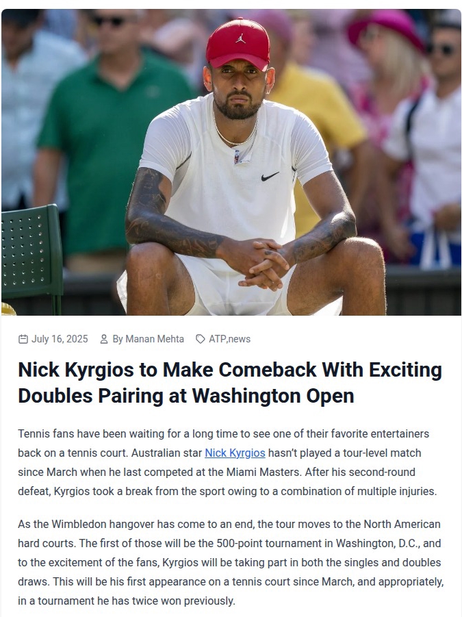 Kyrgios & Monfils: Showmen Reunite in DC!