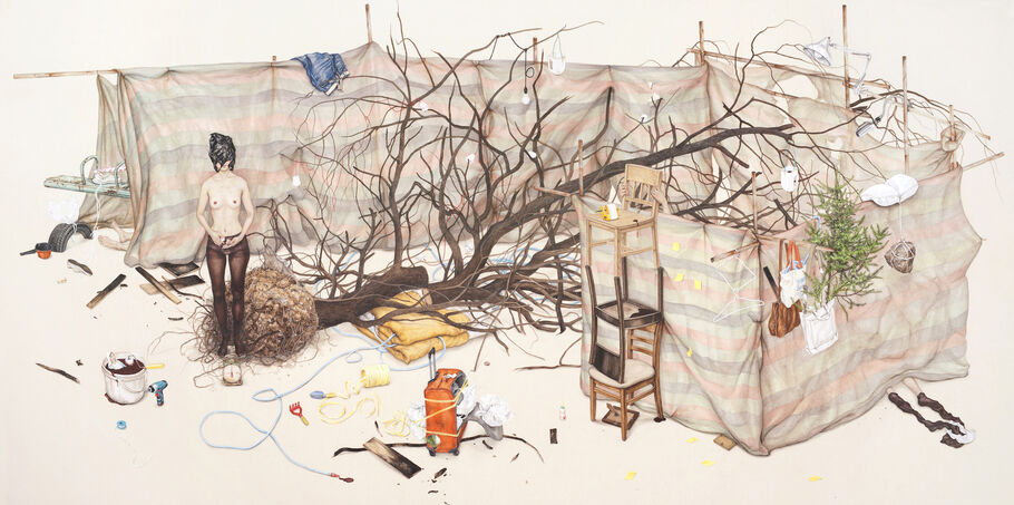 When Memory Wears Pantyhose: Lee Jinju’s Unruly Worlds on Canvas