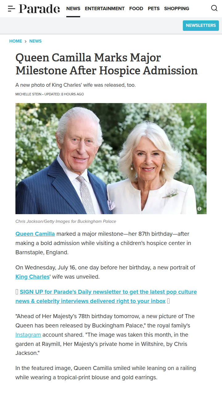 Camilla’s Birthday Portrait Sparks Debate 🎂