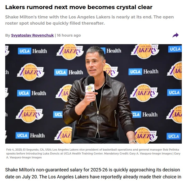 Lakers Eyeing Defensive Upgrade?
