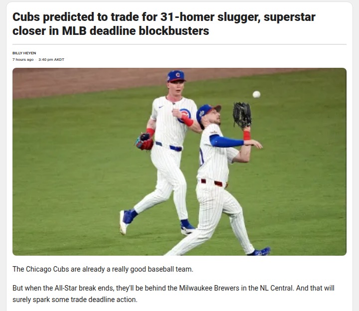 Cubs Eyeing Suarez & Clase? Trade Buzz Heats Up