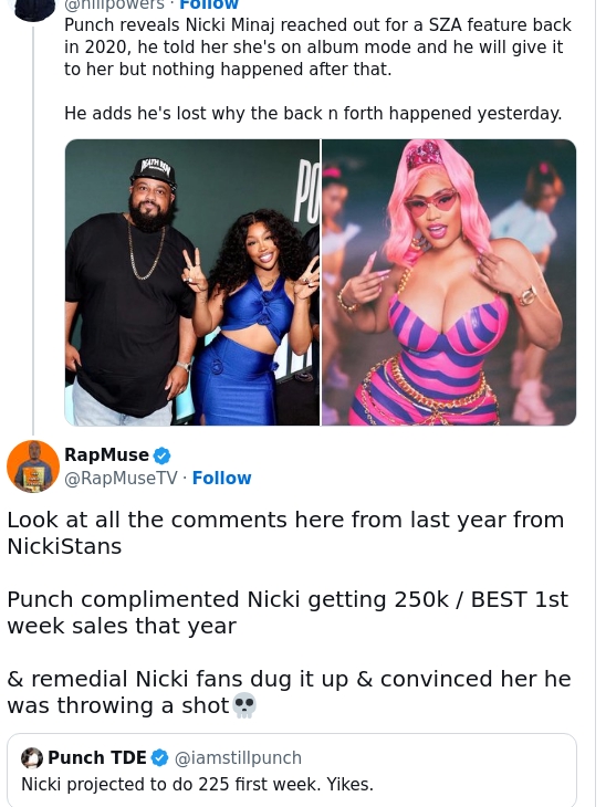 Nicki & SZA Collab Blocked? 🤔