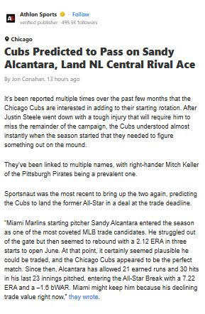 Could the Cubs Nab Keller from the Bucs?