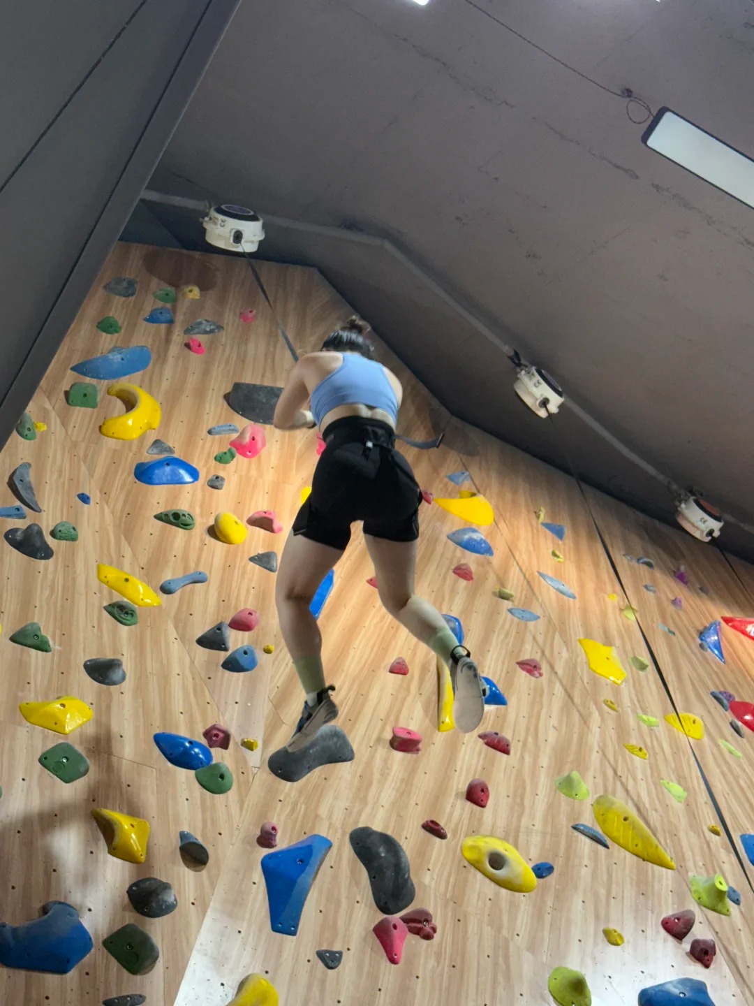 Climbing’s my way of shutting up my brain for a bit.