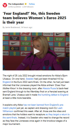 Can Sweden Finally Break the Lionesses’ Spell?