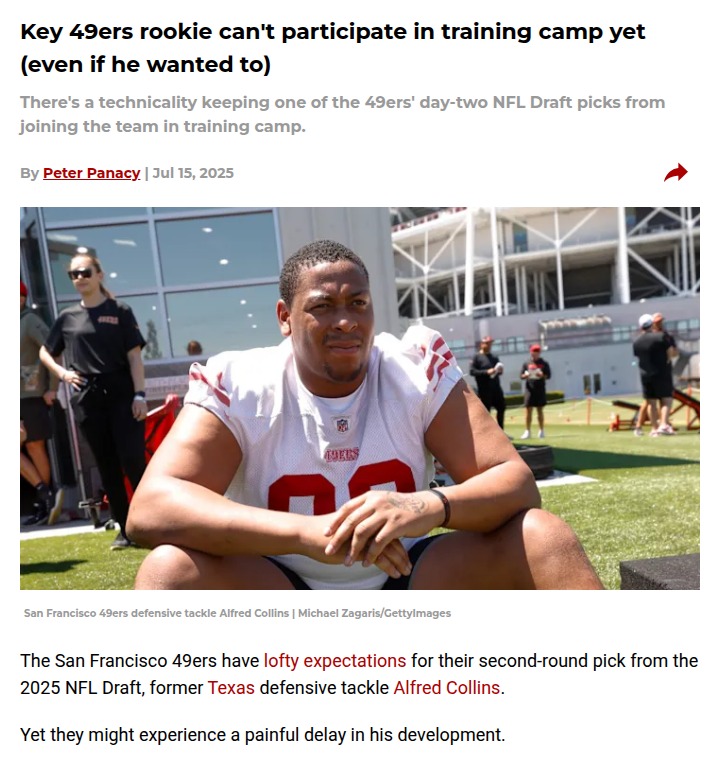 Alfred Collins Contract Standoff: Déjà Vu?