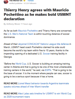 Henry & Poch: USMNT’s Big Leap Coming?