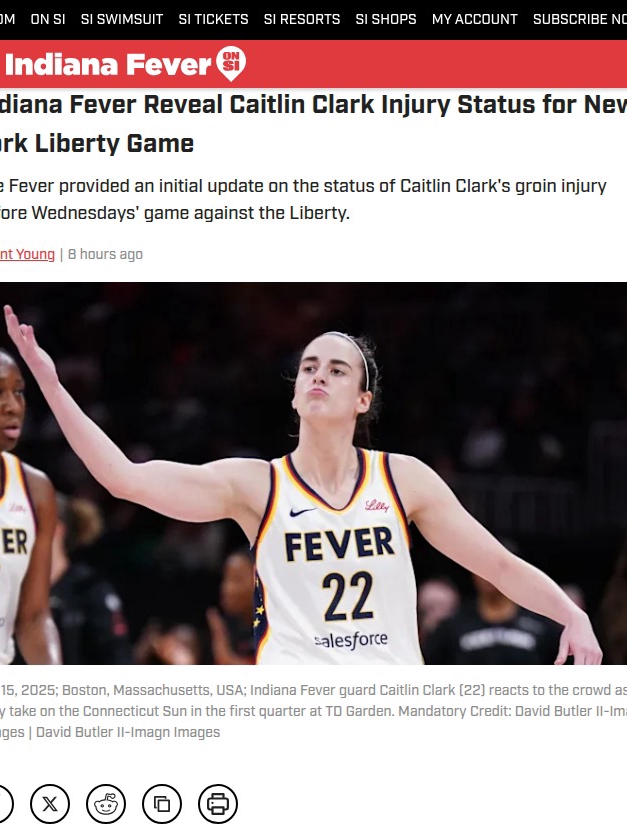 Clark’s Status vs. Liberty: Will No. 22 Suit Up?