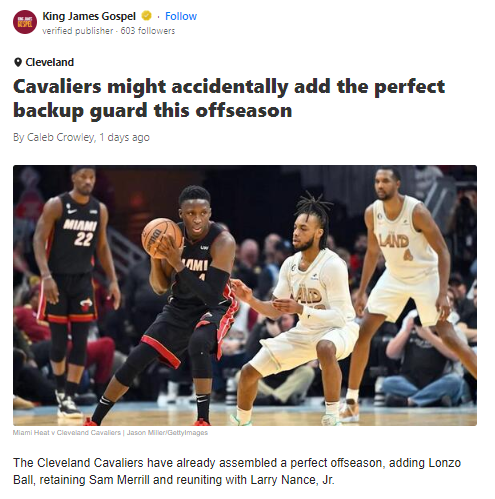 Could Oladipo Be Cavs’ Secret Weapon?