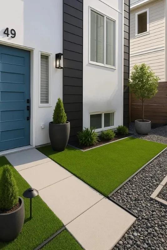 Artificial Turf Drama in the Front Yard
