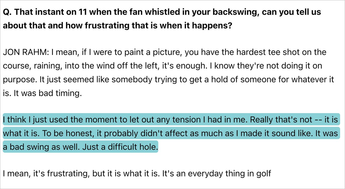 Rahm’s Fiery Moment at The Open: Overblown?
