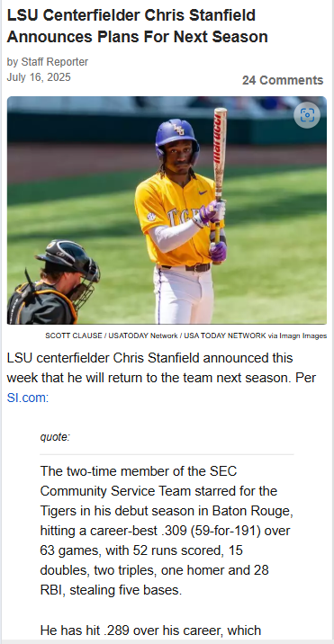 Stanfield Stays: Tigers’ Outfield Gets a Boost