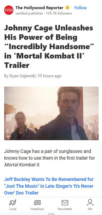 Is Johnny Cage the Ultimate Power-Up?