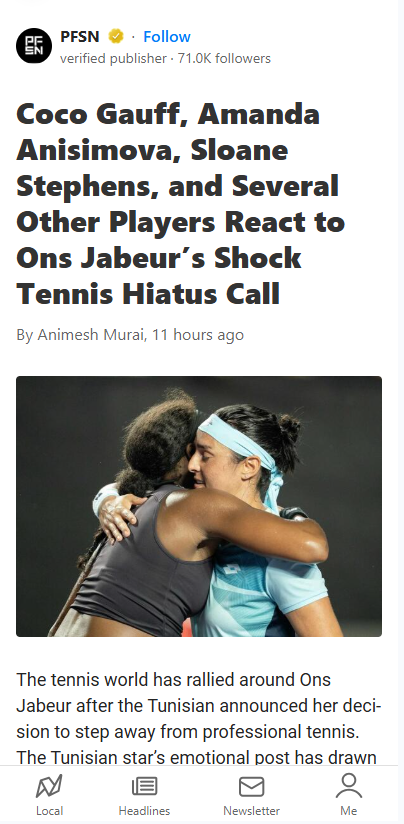 Ons Jabeur’s Hiatus: Tennis World Reacts