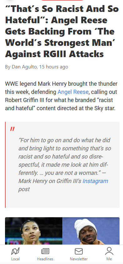 Mark Henry Defends 'Bayou Barbie' vs RGIII