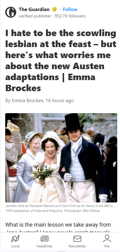 Austen Adaptations: Still All About Marriage? 💍