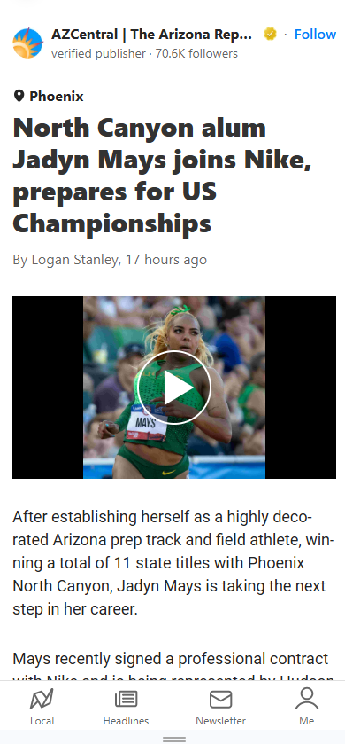 Jadyn Mays: From Rattler Royalty to Nike Pro