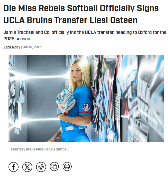 Bruins Standout Osteen Joins Rebel Nation!