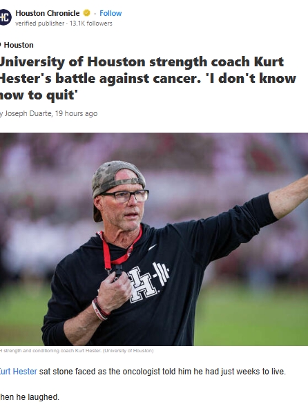 Coach Hester: Unbreakable in the Face of Cancer